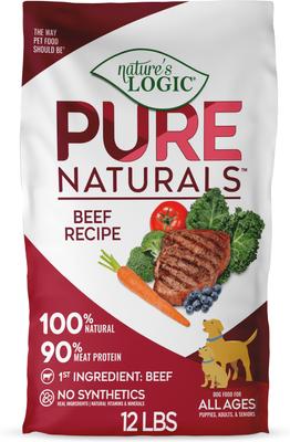 Nature’s Logic Pure Naturals 100% Natural Chicken Recipe Synthetic-Free Dry Dog Food, 24-lb bag