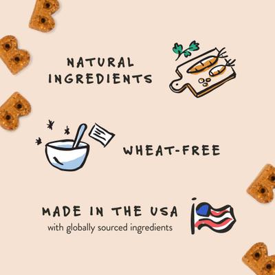 Bundle: Bocce's Bakery Soft & Chewy Peanut Butter & Banana Recipe Dog Treats, 6-oz bag + Cheese Recipe Dog Treats, 6-oz bag