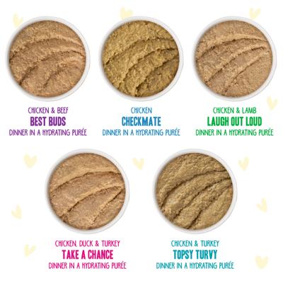 PLAY Best Feline Friend Pate Lovers, Aw Yeah! Fowl Play Yellow Pates Variety Pack Wet Cat Food, 2.8-oz can, case of 18