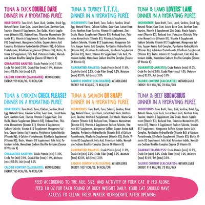 PLAY Best Feline Friend Lovers Aw Yeah! Pinky Promise Paté! Variety Pack Grain-Free Wet Cat Food, 2.8-oz can, case of 12