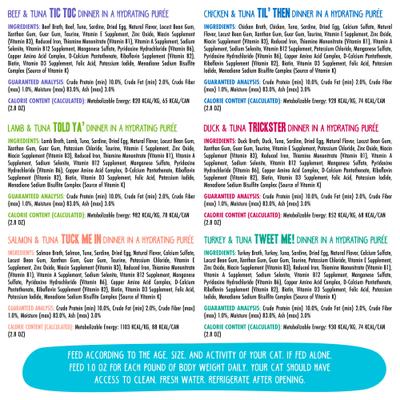 PLAY Best Feline Friend Pate Lovers, Aw Yeah! Blue Pate Buffet Variety Pack Wet Cat Food, 2.8-oz can, case of 18