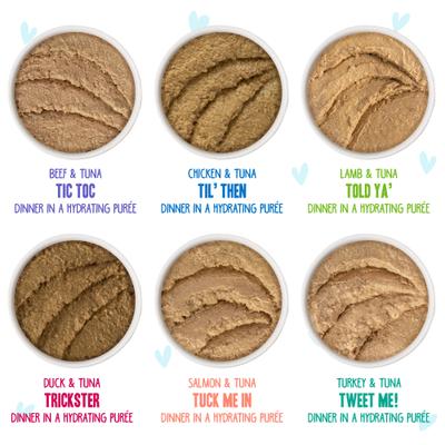 PLAY Best Feline Friend Pate Lovers, Aw Yeah! Blue Pate Buffet Variety Pack Wet Cat Food, 2.8-oz can, case of 18