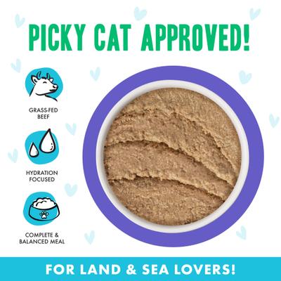 Play Pate Lovers Beef & Tuna Tic Toc Wet Cat Food, 2.8-oz can, pack of 12