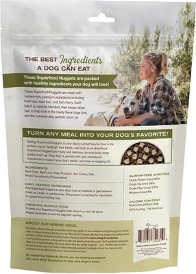 Superfood Nuggets Beef Tripe & Kale Freeze-Dried Dog Food Topper, 8-oz bag