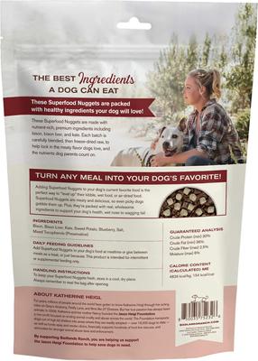 Superfood Nuggets Bison & Kale Freeze-Dried Dog Food Topper, 8-oz bag