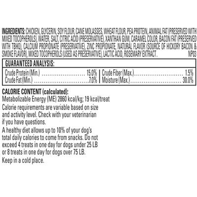 Pill Pouches Hickory Smoked Bacon Flavor Dog Treats, 6-oz bag, bundle of 6