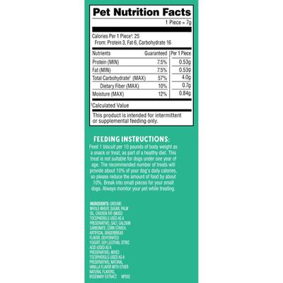 Dipped Gingerbread Dog Treats, 10-oz bag