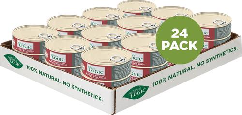 100% Natural Feline Beef Feast Grain-Free Wet Cat Food, 5.5-oz, case of 24