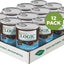 Comida húmeda para perros 100 % natural, sin cereales, para todas las etapas de la vida, con sabor a pato y salmón, 13.2 oz (caja de 12)