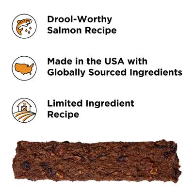 Skin & Coat Salmon Jerky Dog Treats, 10-oz bag