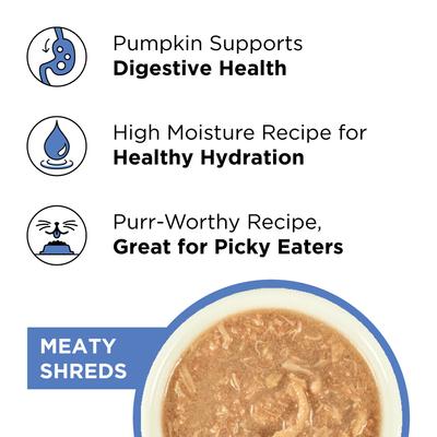 Liberty Tuna & Pumpkin Recipe in Broth Grain-Free Wet Cat Food, 2.75-oz can, case of 24