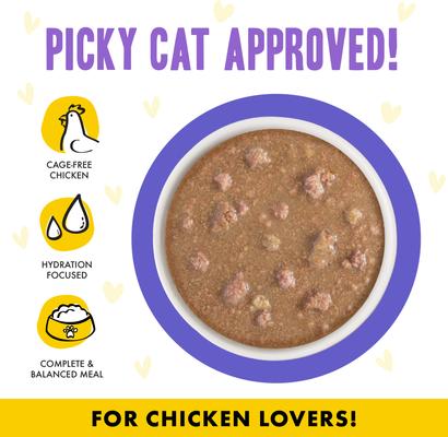OMG Be Happy! Chicken & Beef in Gravy Wet Canned Cat Food, 5.5-oz can, case of 8