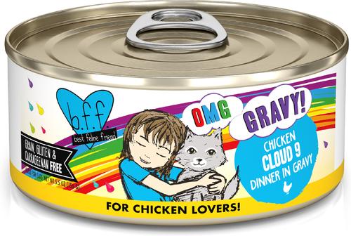 OMG Chase Me! Tuna & Chicken Flavor Wet Canned Cat Food, 2.8-oz can, case of 12