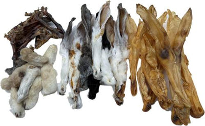 Golosinas masticables hipoalergénicas para perros y conejos, caja