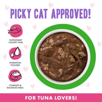 Tuna & Lamb Luv Ya Dinner in Gravy Wet Cat Food Pouches, 3-oz, case of 12