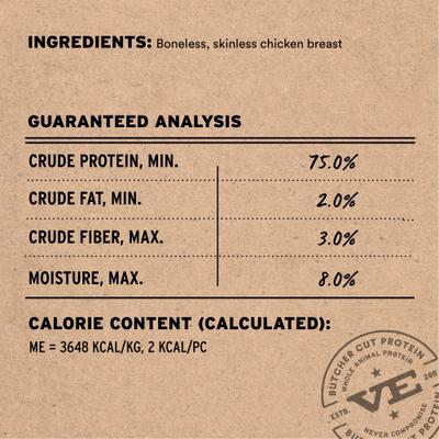 Chicken Breast Grain-Free Freeze-Dried Raw Dog Treats, 10-oz bag