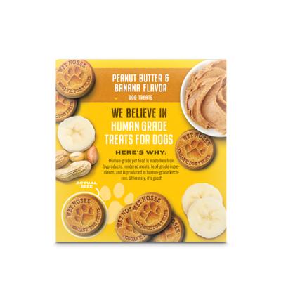 Peanut Butter & Banana Flavored Crunchy Dog Treats, 5-lb box
