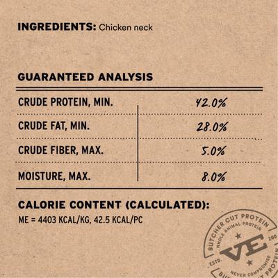 Chicken Necks Grain-Free Freeze-Dried Raw Dog Treats, 9-oz bag