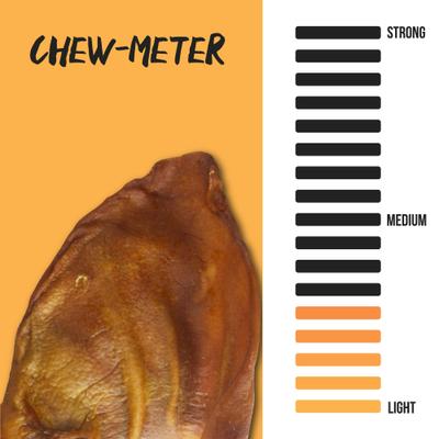 Smoked Pig Ears Dog Treats, 12 count