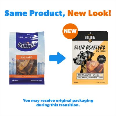 Smoked Pig Ears Dog Treats, 12 count