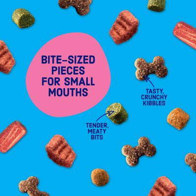 Mini Bits Savory Bacon & Steak Flavor Small Breed Dry Dog Food, 16-lb bag