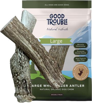 Elk Antler Split Dog Treats, Small, 2 count