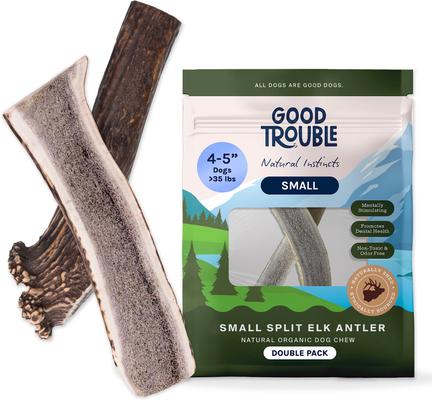 Elk Antler Split Dog Treats, Small, 2 count