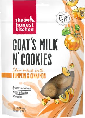 Goat's Milk N' Cookies Slow Baked with Blueberries & Vanilla Dog Treats, 8-oz bag