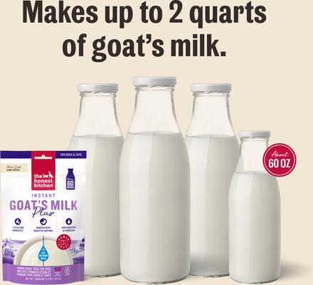 Daily Boosters Instant Goat's Milk with Probiotics for Dogs & Cats, 5.2-oz jar