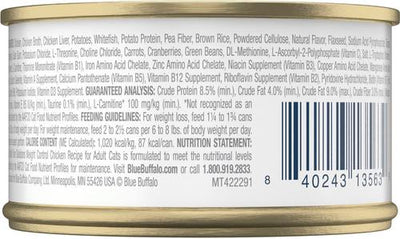 True Solutions Natural Weight Control Chicken Adult Wet Cat Food, 3-oz can, case of 4