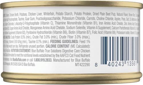 True Solutions Digestive Care Formula Wet Cat Food, 3-oz can, case of 4