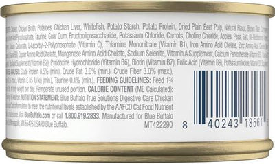 True Solutions Digestive Care Formula Wet Cat Food, 3-oz can, case of 4