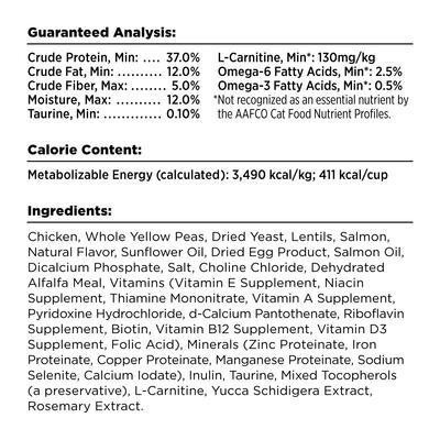 Liberty Indoor Health Chicken & Salmon Recipe Grain-Free Dry Cat Food, 3-lb bag