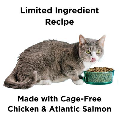 Liberty Indoor Health Chicken & Salmon Recipe Grain-Free Dry Cat Food, 3-lb bag