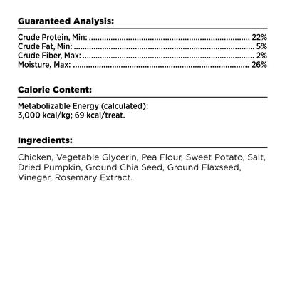 Liberty Skin & Coat Chicken Grain-Free Jerky Dog Treats, 5-oz bag