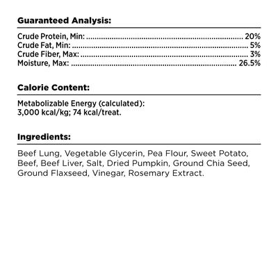 Liberty Skin & Coat Beef Liver Recipe Grain-Free Jerky Dog Treats, 5-oz bag