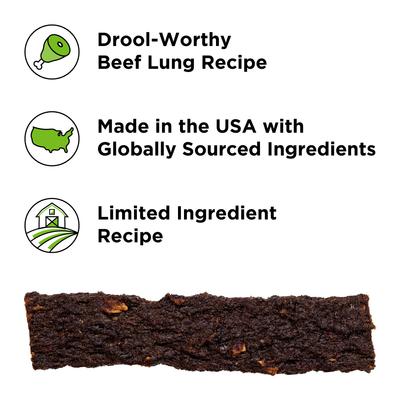 Liberty Skin & Coat Beef Liver Recipe Grain-Free Jerky Dog Treats, 5-oz bag