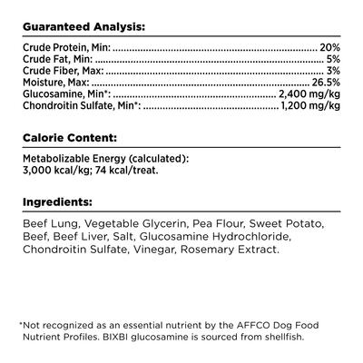 Liberty Hip & Joint Beef Liver Recipe Jerky Dog Treats, 5-oz bag