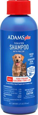Plus Flea & Tick Shampoo Sensitive Skin for Cats & Dogs, 1-gal bottle
