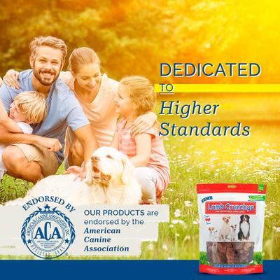 Lamb Crunchys Dog Treats, 3-oz bag