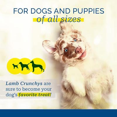Lamb Crunchys Dog Treats, 3-oz bag