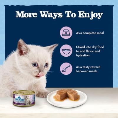 Baby Blue Healthy Growth Formula Natural Chicken Recipe Kitten Wet Food, 3-oz can, case of 24
