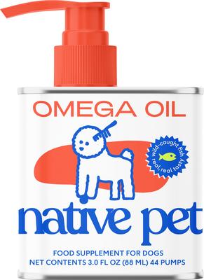 Omega-3 Fish Oil & Alaskan Salmon Oil Skin & Coat Health Supplement for Dogs, 16-fl oz bottle