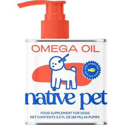 Suplemento para la salud de la piel y el pelaje de perros con aceite de pescado Omega-3 y aceite de salmón de Alaska (botella de 473 ml)
