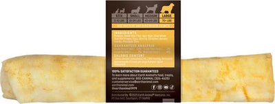 No-Hide Seasonal Rolls Pumpkin Spice Recipe Large Natural Rawhide Alternative Dog Chew