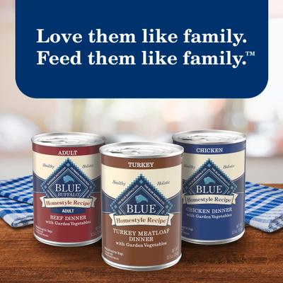Homestyle Recipe Chicken & Turkey Variety Pack Wet Dog Food, 12.5-oz can, 6 count