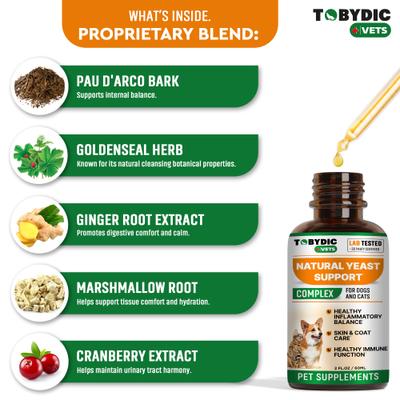 Herbal Comfort & Wellness Liquid Supplement for Dogs & Cats, 2-fl oz bottle