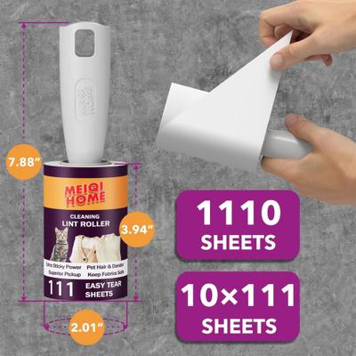 Extra Sticky Lint Rollers for Pet Hair, 1110 count