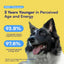 Boops Pets, Longevity and Healthy Aging para Perros, sabor Crema de Cacahuate y Pollo.. 90 chews