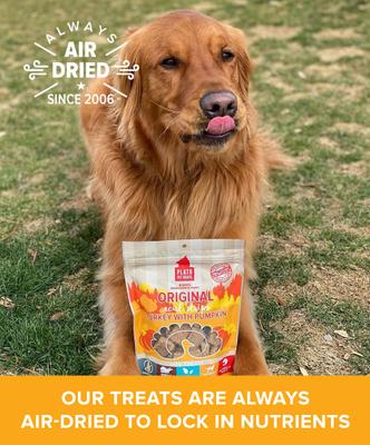 Original Real Strips Turkey & Pumpkin Recipe Grain-Free Dog Treats, 18-oz bag